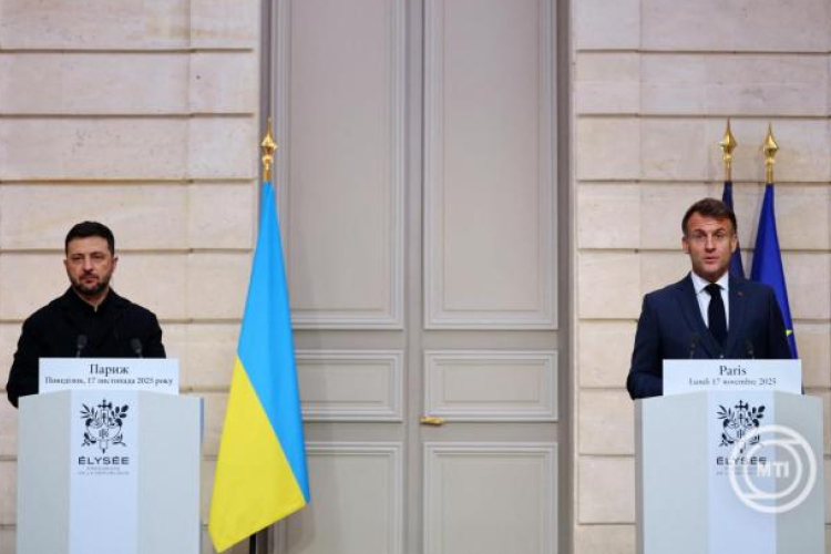 Volodimir Zelenszkij és Emmanuel Macron szándéknyilatkozatot írt alá száz Rafale vadászrepülőgép vásárlásáról