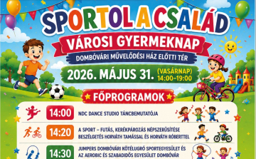 Sporttal és élményekkel várják a családokat a dombóvári városi gyereknapon