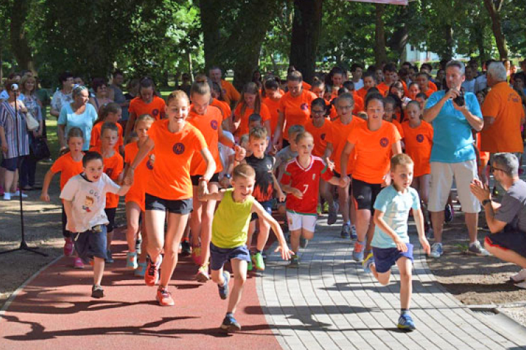 Rekortán futókör avatás a szigeterdőben
