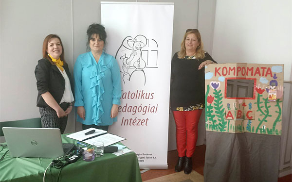 Környezetvédelmi programjukat mutatták be a Szivárvány Óvoda óvodapedagógusai